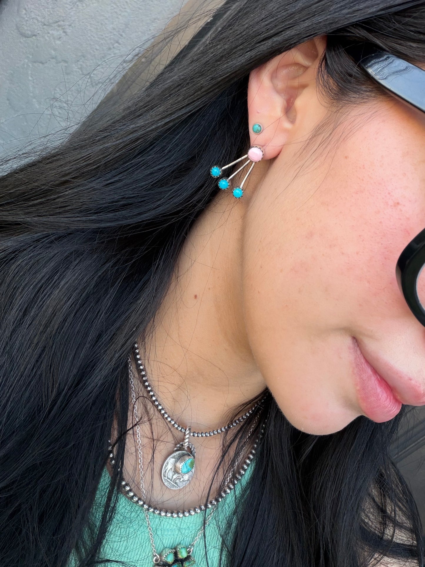 2 in 1 Earring Studs