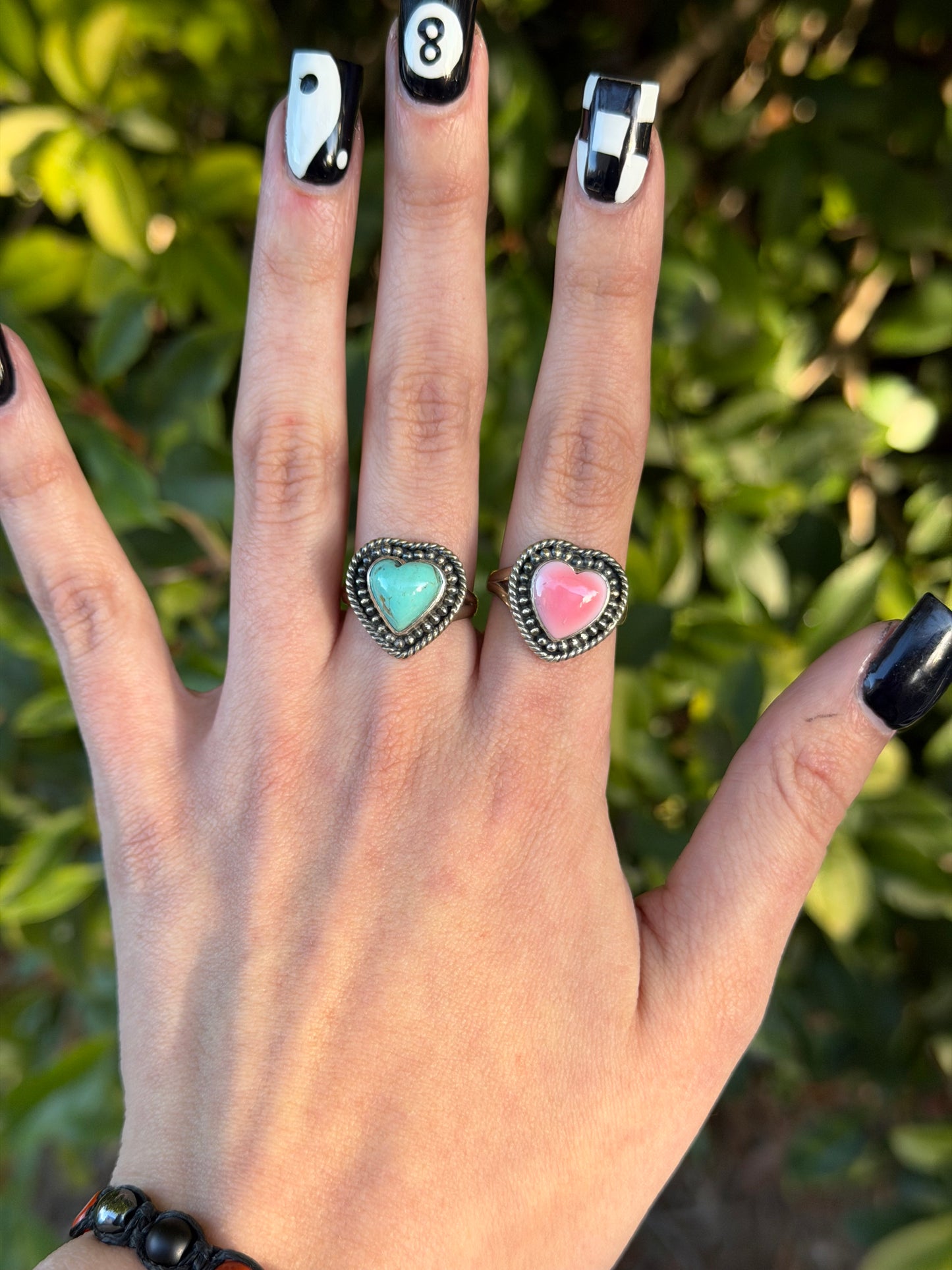 Heart rings