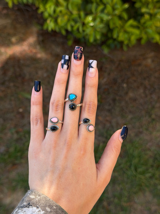 Adjustable bypass rings (sz 7-10)