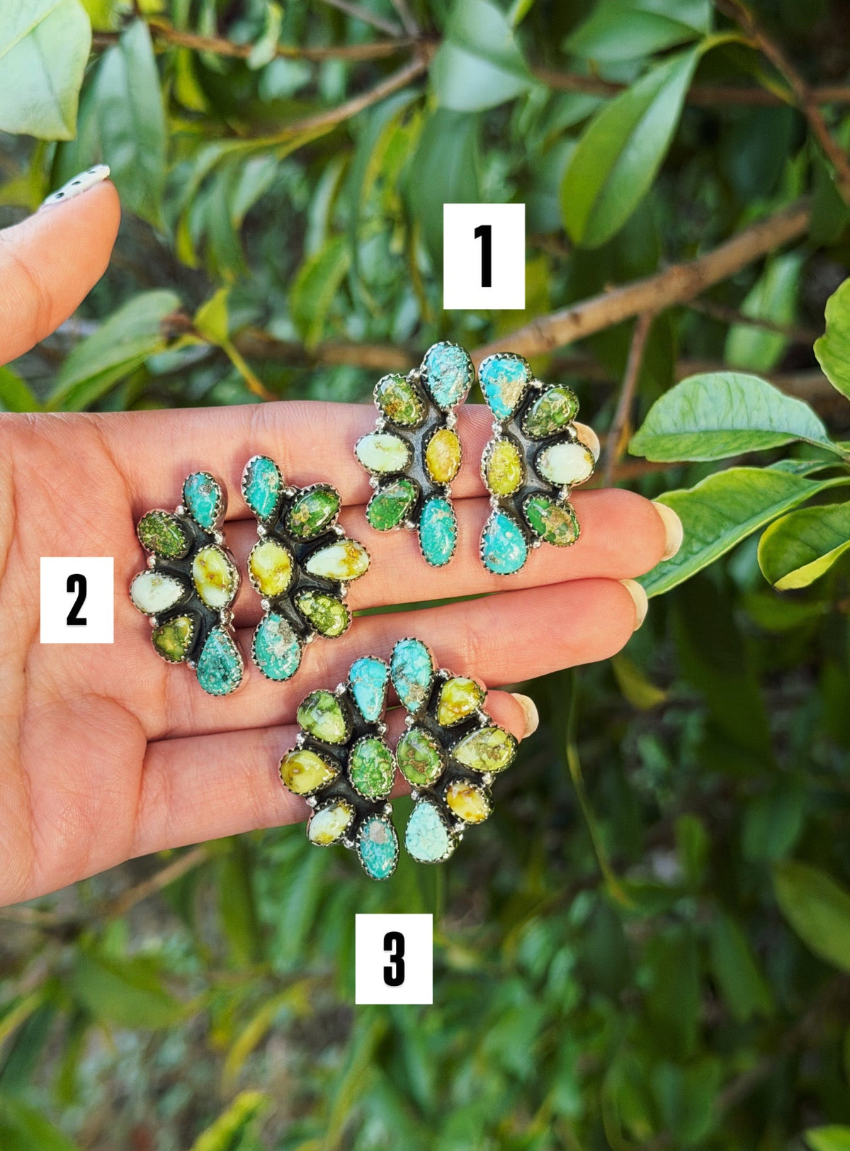 Multi Stone Half Clusters