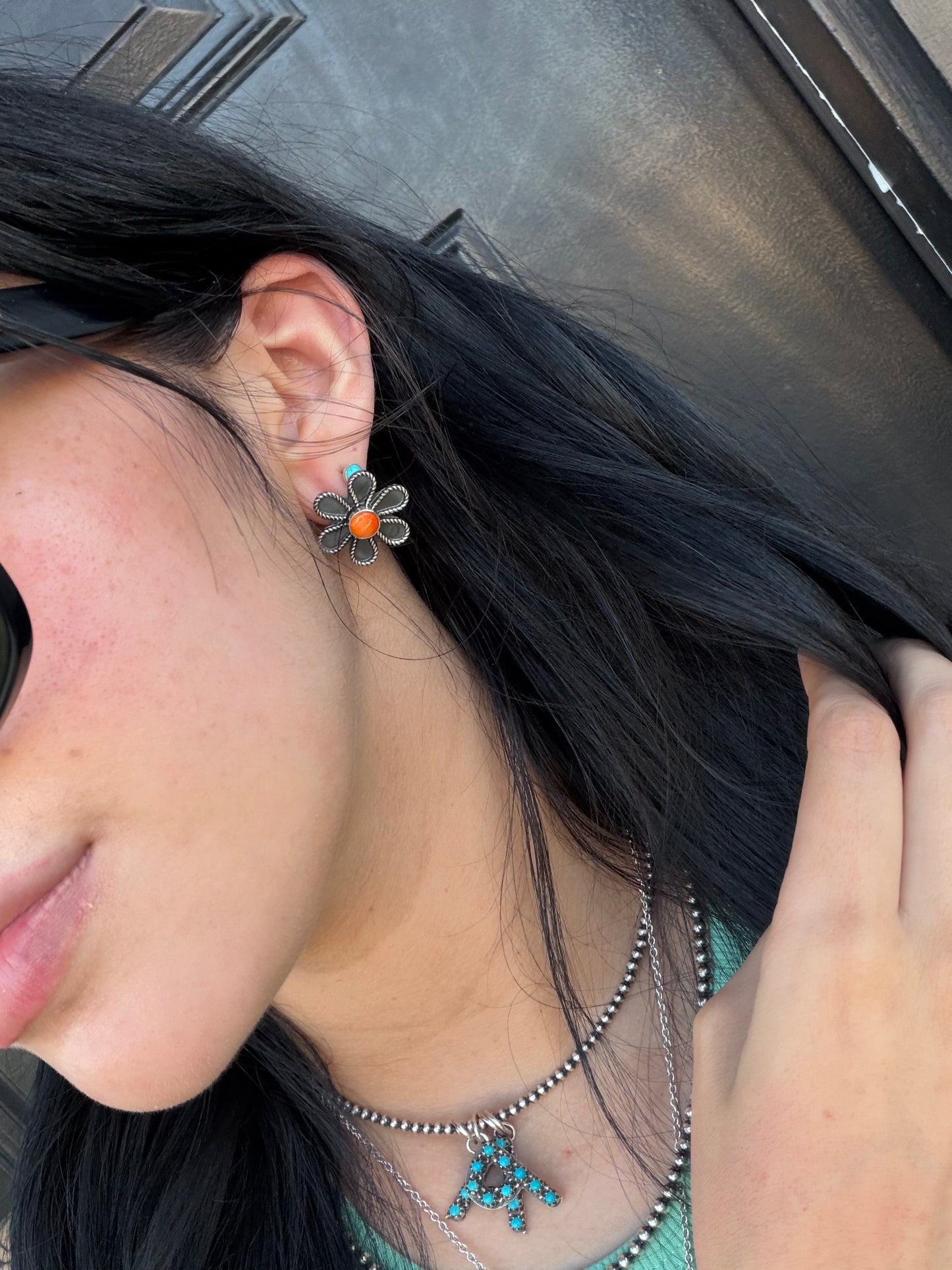 Flower Stud Earrings