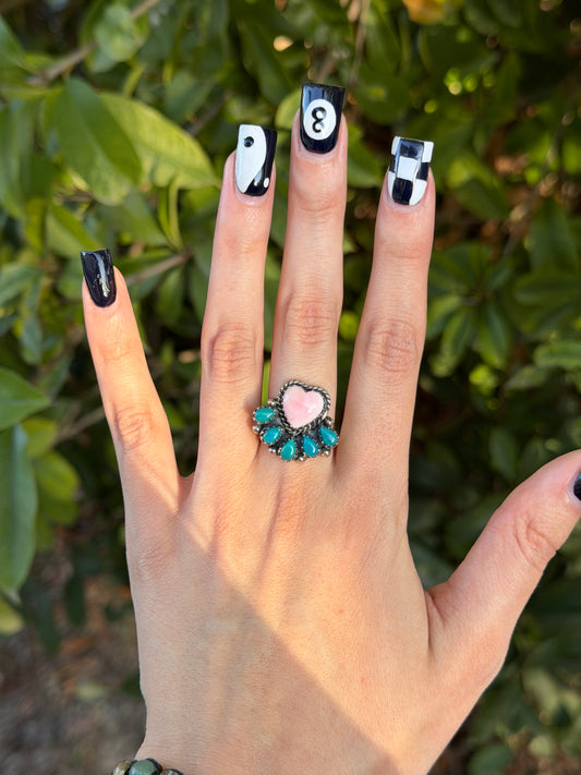 Heart ring sz 7