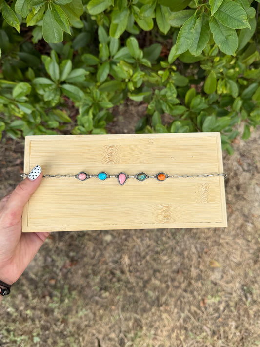 5 stone choker