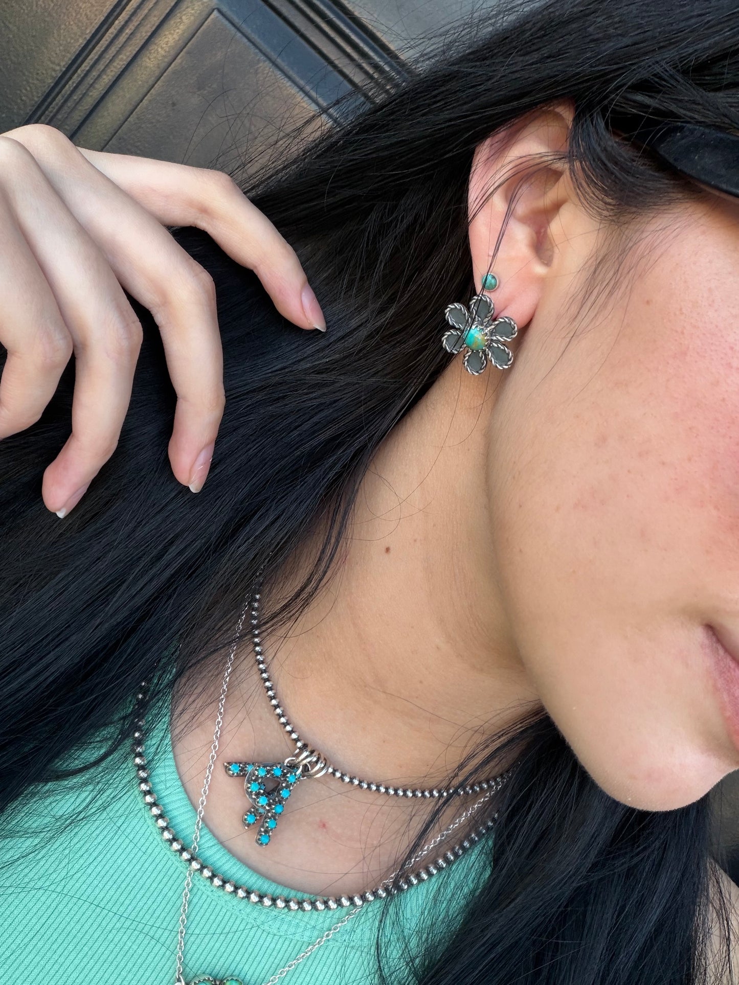 Flower Stud Earrings