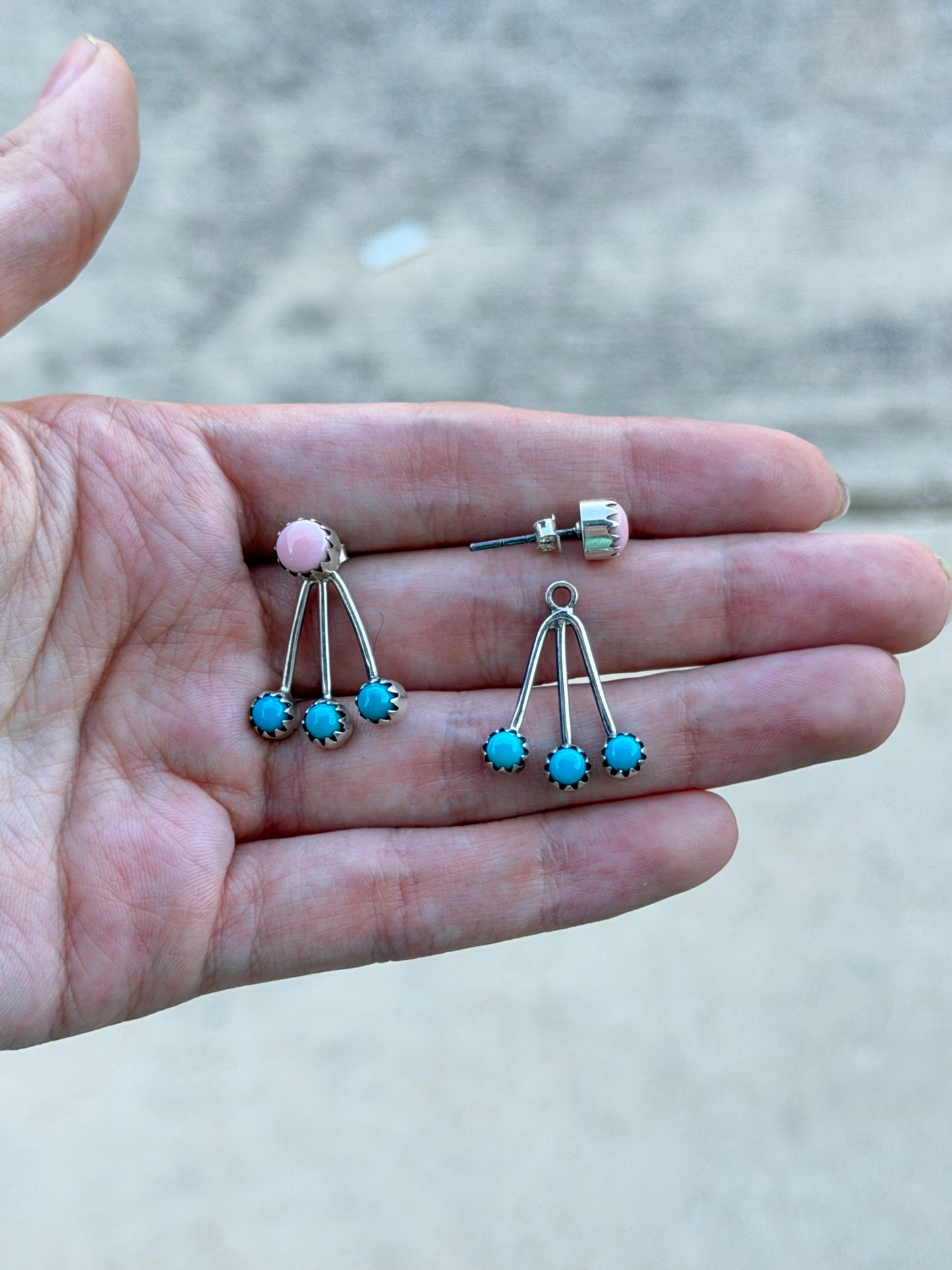 2 in 1 Earring Studs