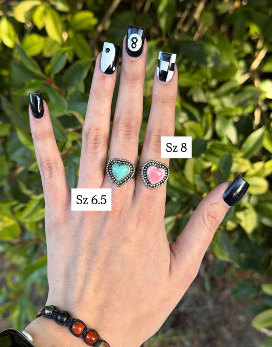 Heart rings