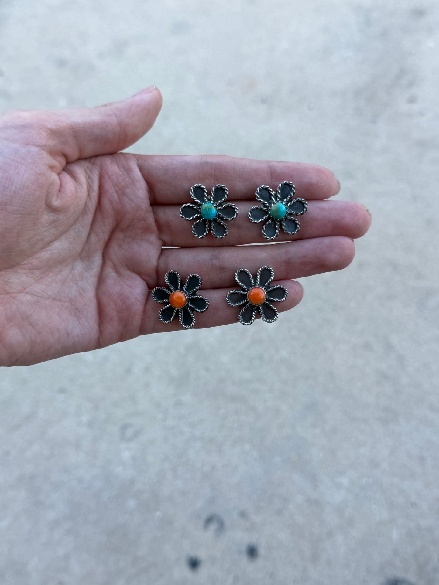 Flower Stud Earrings